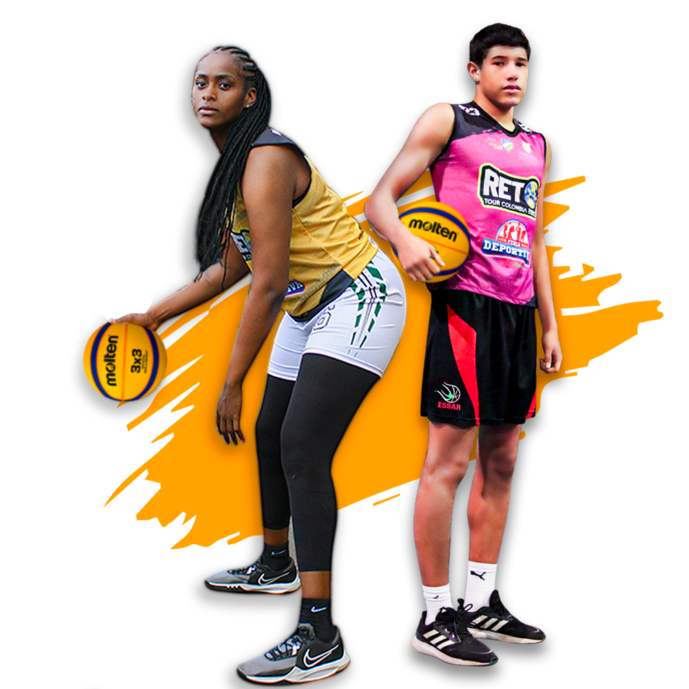 Adrián y Yuliany — embajadores 3x3